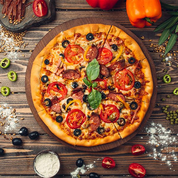Fresh Pizzas Served at Lovea Fast Food Takeaway in Darlington
